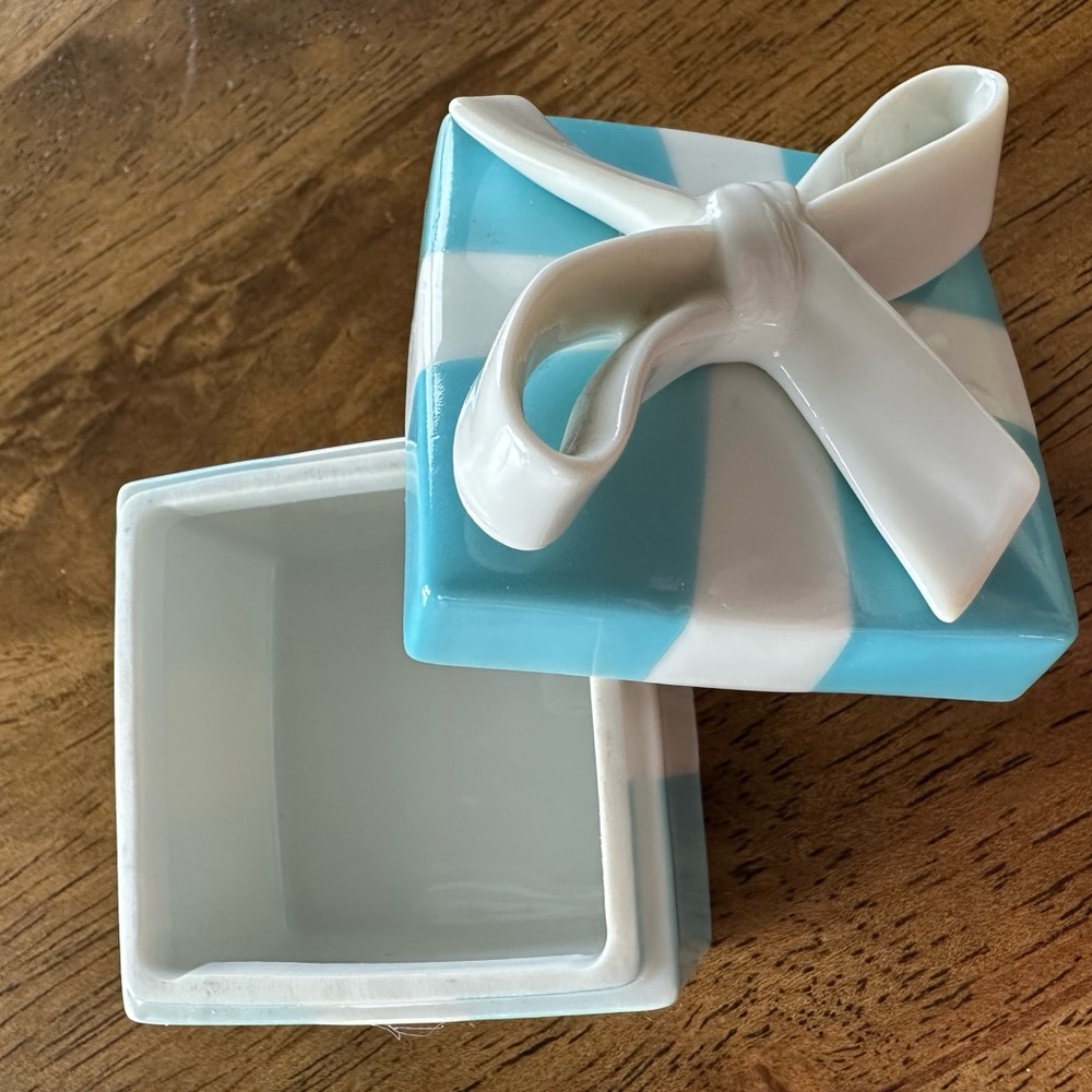 Tiffany & Co. Blue Porcelain Box